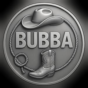 BUBBA CUSTOM NAME COIN TOKEN WALL ART
