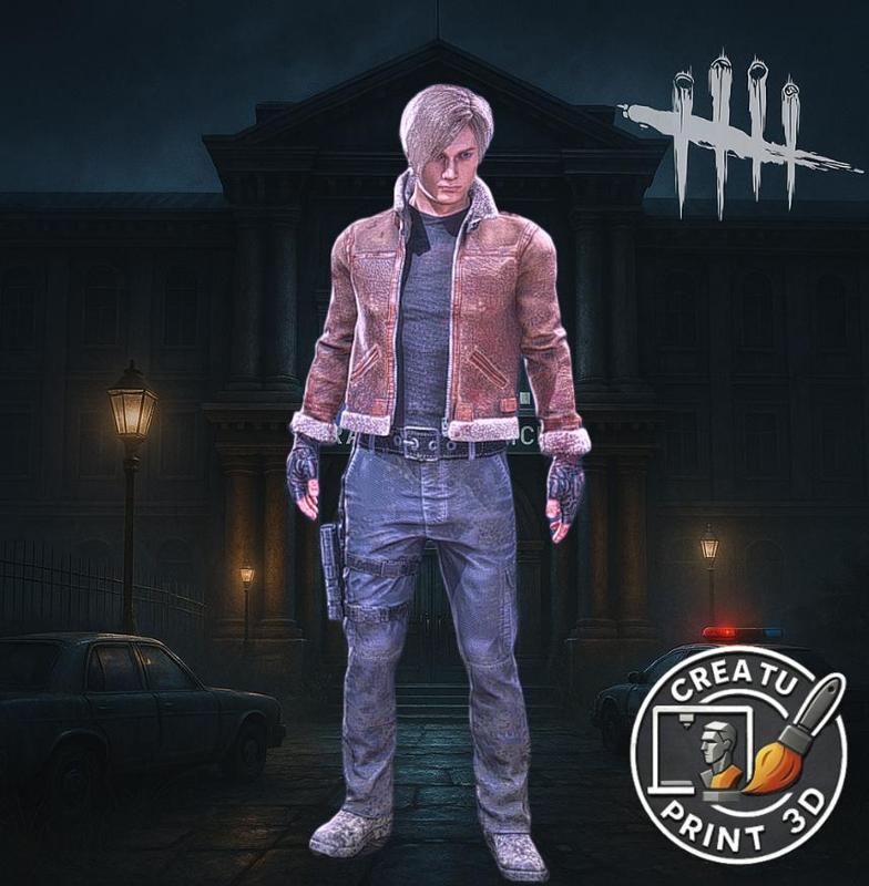 Leon S. Kennedy Residual Evil Dead by Daylight 3D Printable Model / Leon S. Kennedy Residual Evil Dead by Daylight 3D Printable Model
