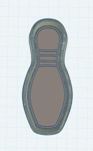 Bowling Pin Cookie Cutter