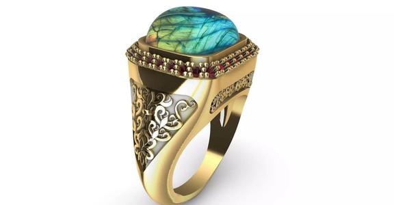 ornament signet ring stl verified