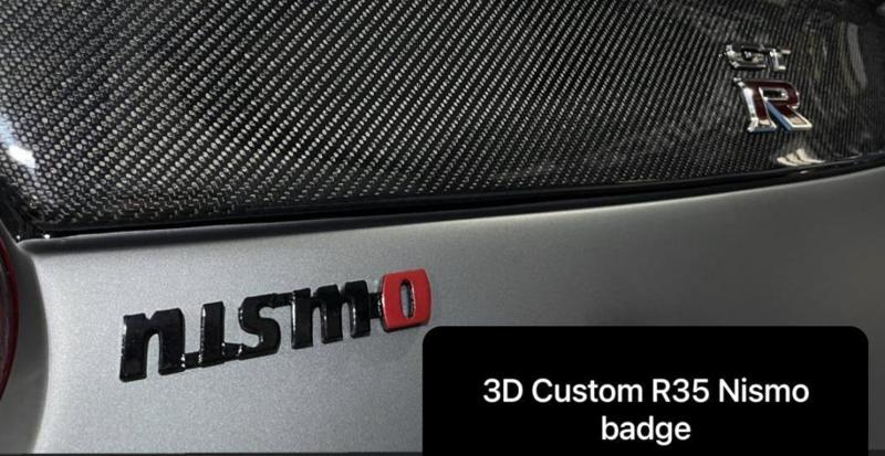 Nismo rear badge