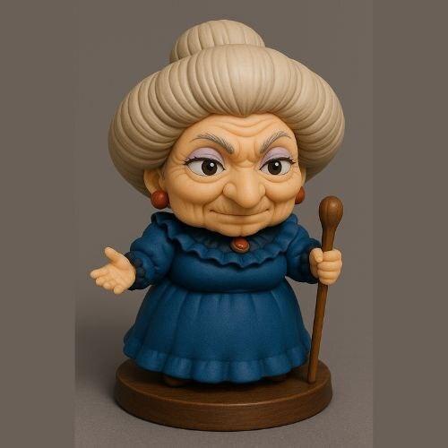Grandma Witch 3D - Stylized Figure