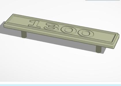 VAZ-BA3-Lada emblem 1300