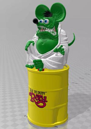 Rat Fink Buddha