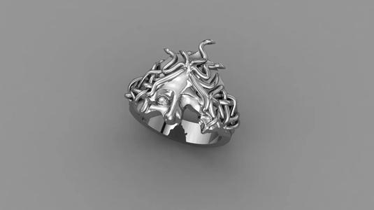 Ring Medusa 3d print model 1002