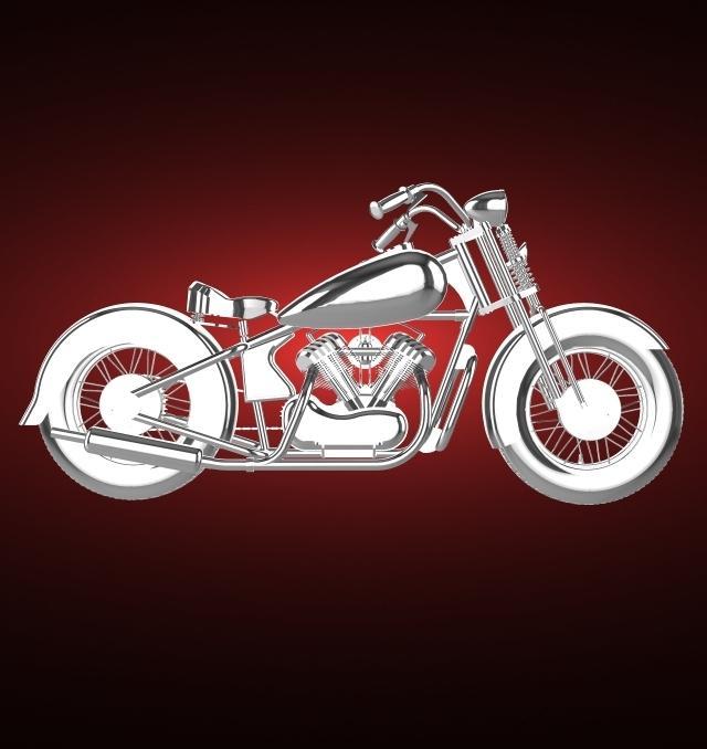 Harley-Davidson WL45 1946.