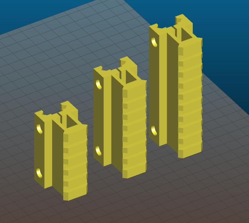 Picatinny riser for AR15, M4, M16, AK - 80mm and 100mm length, 7 and 9 slots, 30mm height