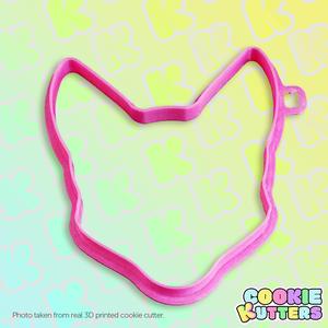 FOX HEAD FACE COOKIE CUTTER MOLD