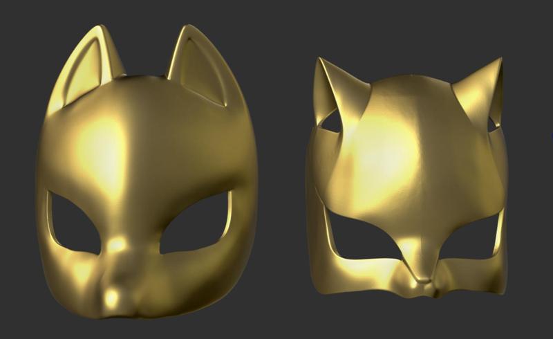 Persona 5 Cat & Fox mask