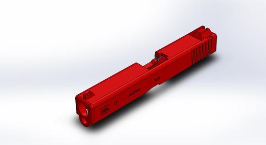 Standard Slide G17 Glock 17 Tokyo Marui gen3 with rear and front sight