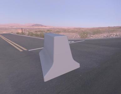 Concrete Barrier for Hotwheels etc