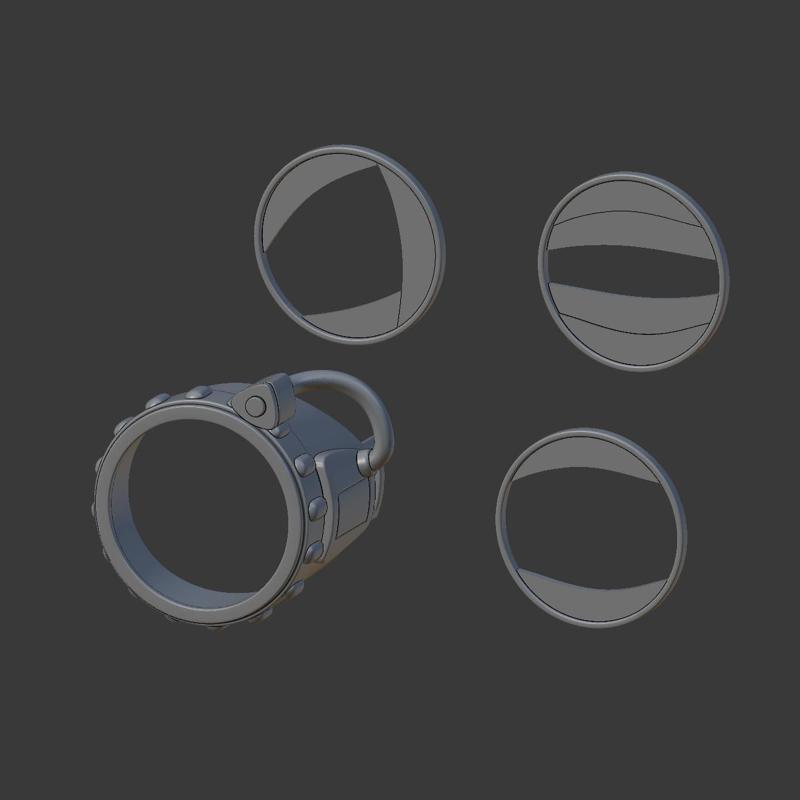 Spider-man's goggles