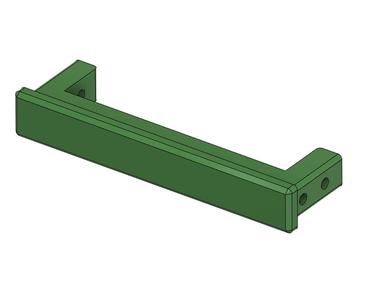 SCX10 Rear Bumper Eliminator / Flush Rear Bumper Mount