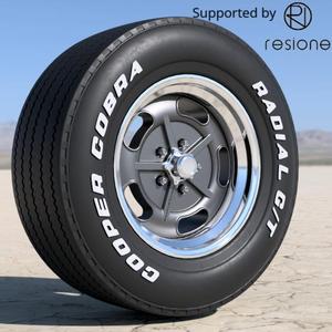 American Racing VN511 17 inch rims for Diecast and Scale models