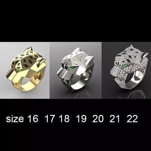 rings gold panther