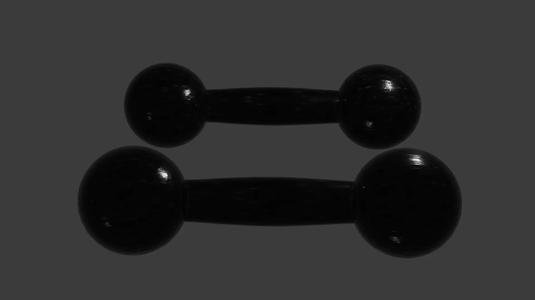 Halter Dumbbell 3D