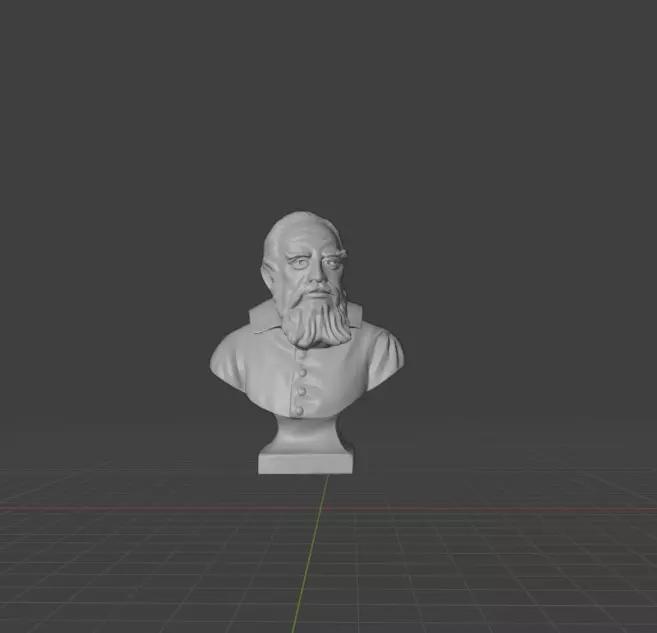 Galileo bust