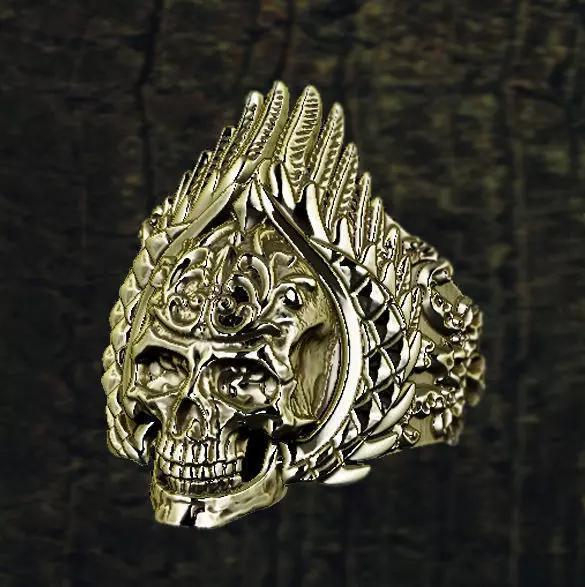 Harajuku skull ring