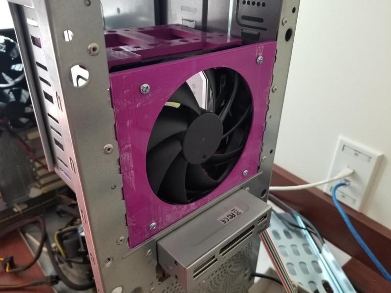 120mm Fan mount for 3x5.25