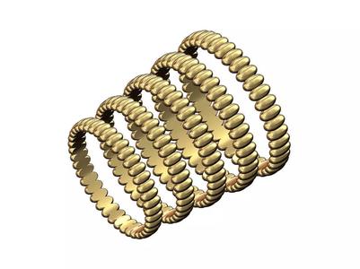 Grain beads motif band size 5to9