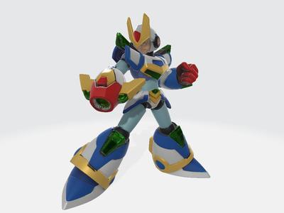 Mega Man X Blade Armor Pose 4
