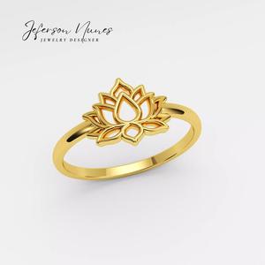 Anel Flor de Lotus A1063