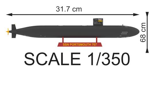 SUBMARINE USS  - 1/350 High Quality