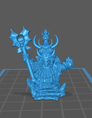 CHAOS DWARF SORCERER - CHAOS DWARF PRIEST SORCERER V2