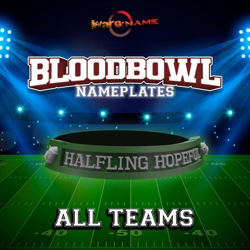 Bloodbowl 2016 all teams nameplates 180°