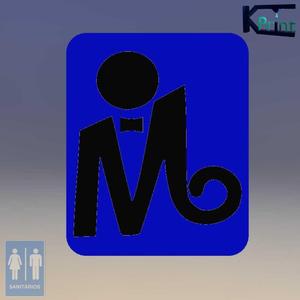 WC Marking: Lady and Gentleman