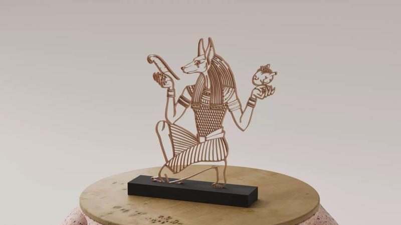 Escultura - ANUBIS - EL JUICIO DEL ALMA