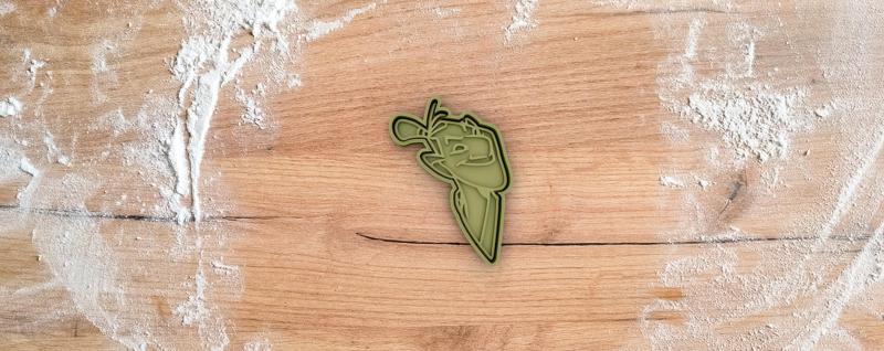 Ling cookie cutter from Mulan Disney