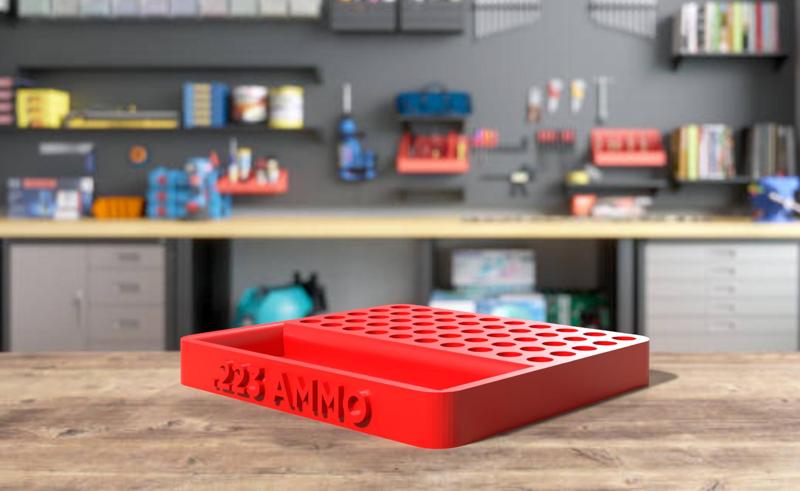 .223 AMMO Tray for 50 bullets