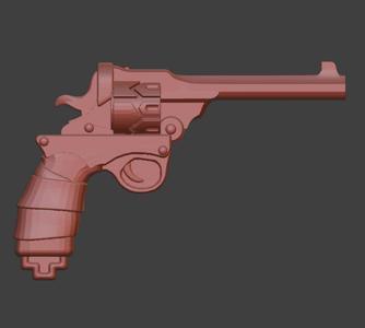 Webley Pistol For Miniatures