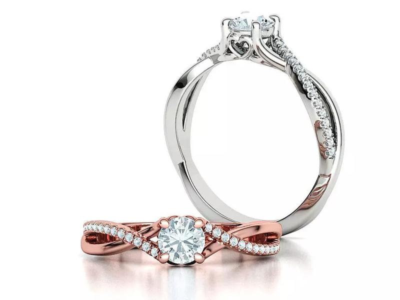 Engagement Penelope Trellis Solitaire Ring with 5mm Stone