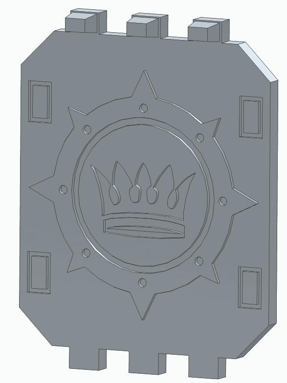 30k Dark Angels Land Raider Door - Host of Crowns