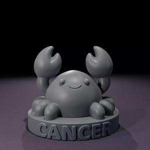 Chibi Cancer Candles  Printable Model