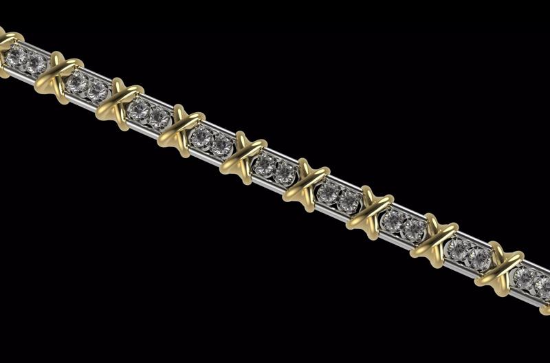 Sixteen Stone Bracelet