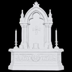 Ornate Gothic Cathedral Altar