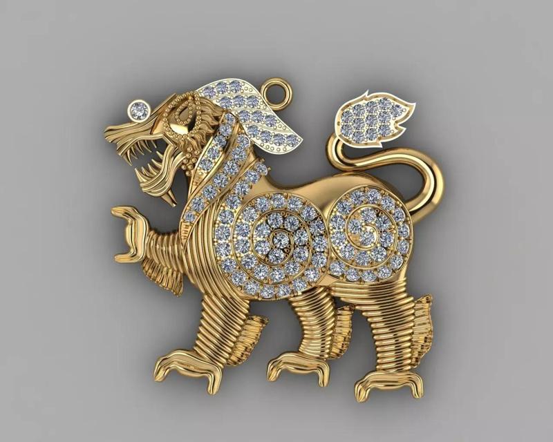 Sengha Pendant Lion Khmer