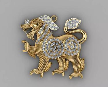 Sengha Pendant Lion Khmer