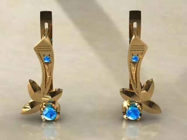 earrings with stones
