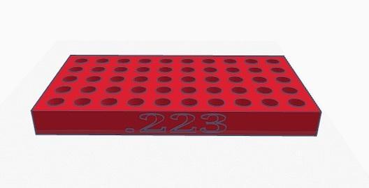 Reloading tray/ Ladebrett .223