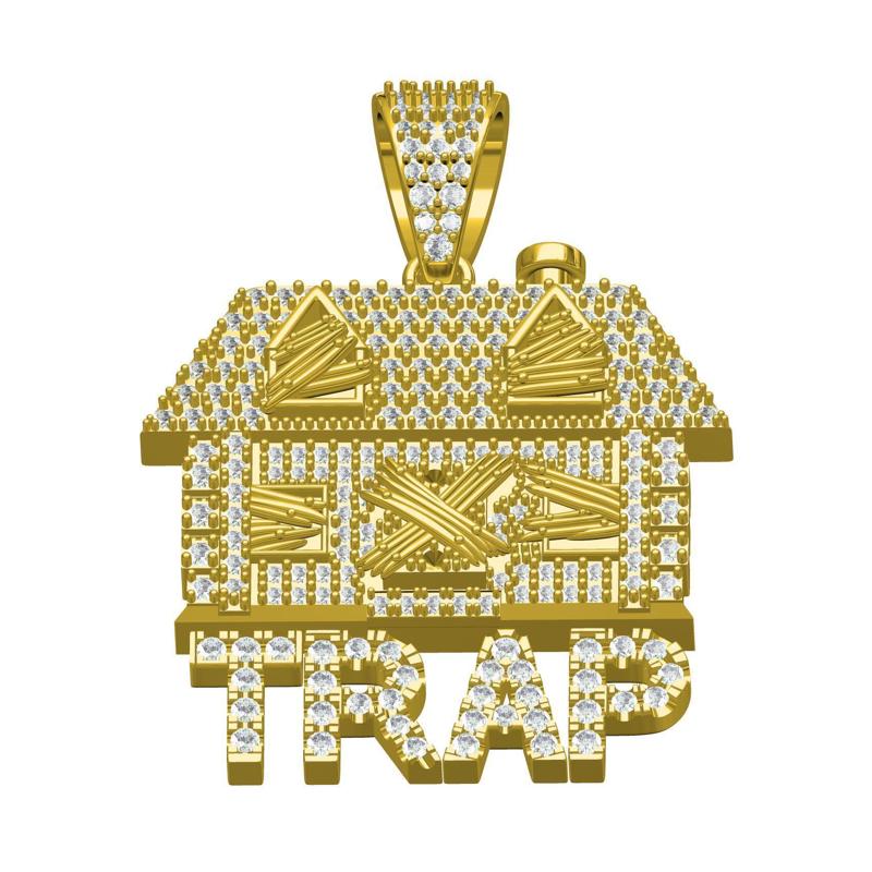 The Trap House Diamond Hip Hop Pendant