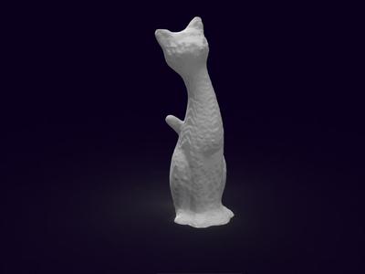 Cat statue