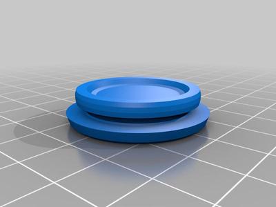 Jeep YJ floor drainplug (25mm) Flexible print