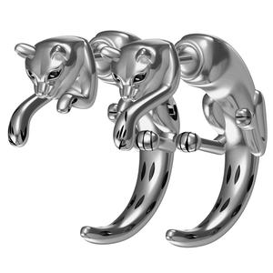 Unique Cat Hoop Earring