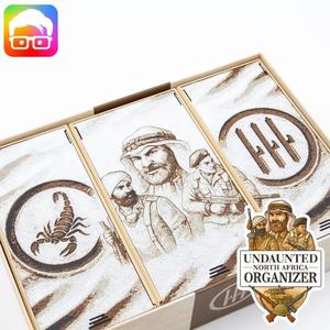 Undaunted North Africa board game organizer by @ammedia3d [tabletop board game inserts sku: UNDNA001]
