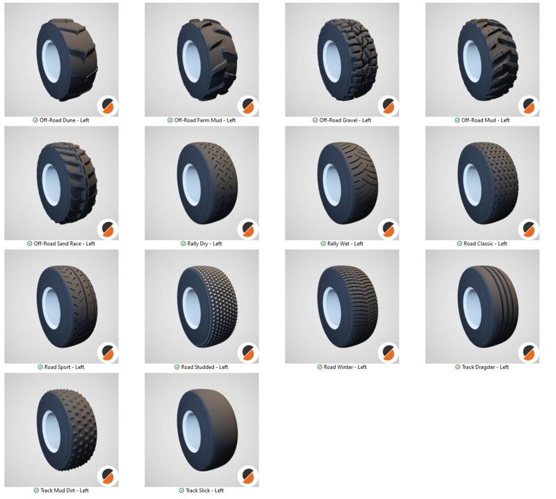 RC tyres OD85mm=3.3" ID48mm=1.9" W28mm=1.1"