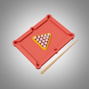 Mini billiards play